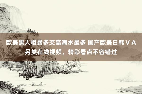 欧美黑人粗暴多交高潮水最多 国产欧美日韩ＶＡ另类在线视频，精彩看点不容错过