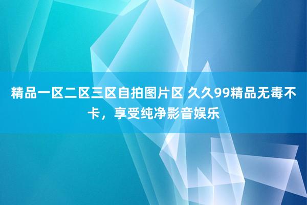 精品一区二区三区自拍图片区 久久99精品无毒不卡，享受纯净影音娱乐