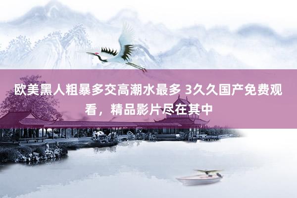 欧美黑人粗暴多交高潮水最多 3久久国产免费观看，精品影片尽在其中