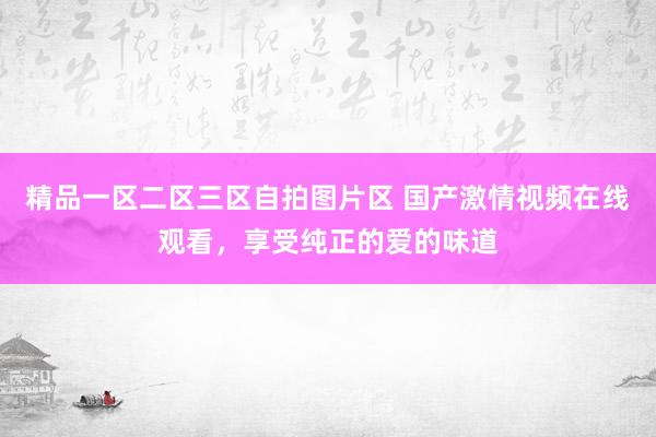精品一区二区三区自拍图片区 国产激情视频在线观看，享受纯正的爱的味道