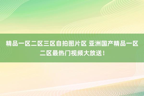 精品一区二区三区自拍图片区 亚洲国产精品一区二区最热门视频大放送！