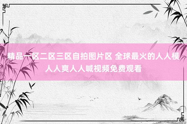 精品一区二区三区自拍图片区 全球最火的人人模人人爽人人喊视频免费观看