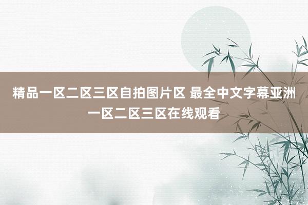 精品一区二区三区自拍图片区 最全中文字幕亚洲一区二区三区在线观看
