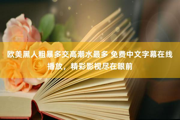 欧美黑人粗暴多交高潮水最多 免费中文字幕在线播放，精彩影视尽在眼前