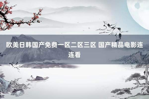欧美日韩国产免费一区二区三区 国产精品电影连连看