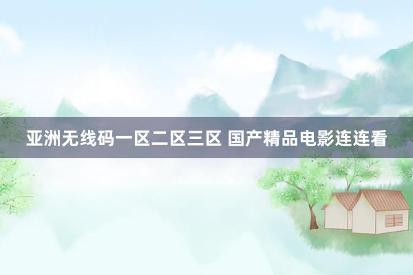 亚洲无线码一区二区三区 国产精品电影连连看