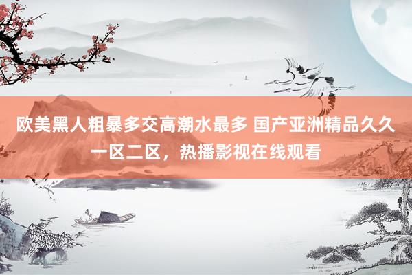 欧美黑人粗暴多交高潮水最多 国产亚洲精品久久一区二区，热播影视在线观看